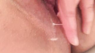 Cum Filled Snatch. Secretly makes herself SQUIRT after sex 