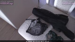 Stepmom Catches Son Jerking With Pantie and Riding on his