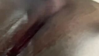 18 squirts alone while touching herself