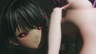 Angel X Devil - Futanari - Towa Tokoyami Hololive - 3D
