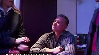 Three-Way and double penetration at the Russian Institute