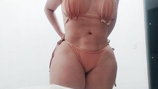 Concealed camera to my stepmother inside the dressing room (Long