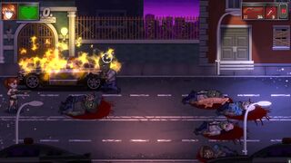 Lewd Apocalypse [Parody Anime game] Ep.two Claire Redfield lookalike is biting NEMESIS monster penis