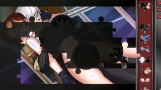 Lewd Apocalypse [Parody Anime game] Ep.two Claire Redfield lookalike is biting NEMESIS monster penis