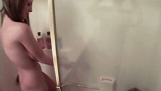 Simpson Twins wake up and Finger Fucked on shower