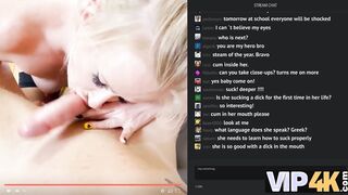 VIP4K. Perv sneaks in math teachers apartment and they have