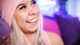 Hispanic blonde is fond of blowing dick and loves to