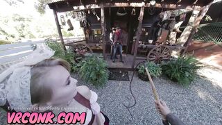VR Conk Wild West Hardcore Sex With Slender Waitress Alicia