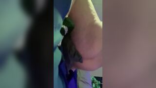 Having fun humping my pillow