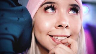 Colombian blonde loves sucking off her stepbrother's penis live