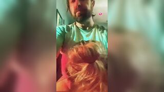 Curvy, party Cutie returns to worship my dick and receive my cum on her huge tiits!