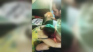 Curvy, party Cutie returns to worship my dick and receive my cum on her huge tiits!