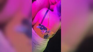 Curvy, party Cutie returns to worship my dick and receive my cum on her huge tiits!