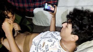 Having Fun free fire with my friend from school, I don't let him finish the game