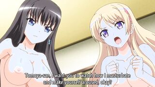 two Girls fighting for a cock end up inside 3 Way - Eroge! H mo Game mo Kaihatsu