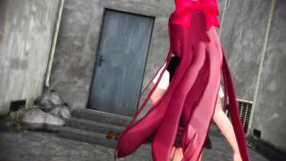【MMD】(BONDAGE) Ichika-chans Halloween is a luck【R-18】