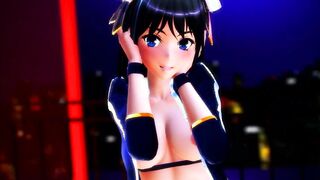 【MMD】Aria-sans high-fidelity raver【R-18】