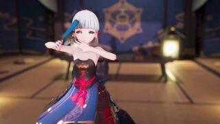 mmd r18 Ayaka Send the Moon 3d cartoon