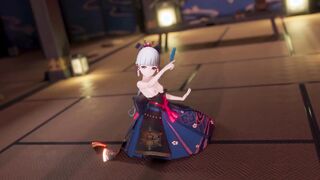 mmd r18 Ayaka Send the Moon 3d cartoon