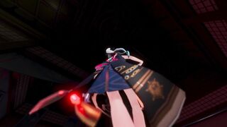 mmd r18 Ayaka Send the Moon 3d cartoon
