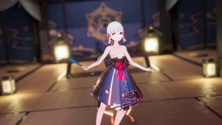 mmd r18 Ayaka Send the Moon 3d cartoon