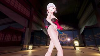 mmd r18 Ayaka Send the Moon 3d cartoon