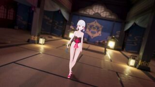 mmd r18 Ayaka Send the Moon 3d cartoon