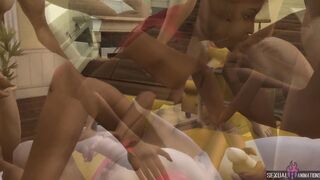 Gang Bang to Our Stepsister She Needs Our Semen-Filled Dick - Sexsual Bombshell Animations
