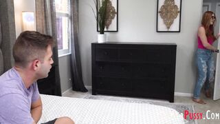Red Haired Tutor Freesued By Schoolgirl
