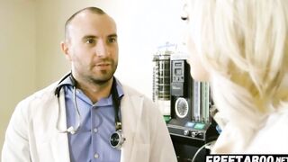 Doctor Loses Control After Seeing Kenzie Taylor's Huge Breasts -