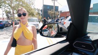 Good Hispanic Tru Kait Seduced by Dude into Lambo