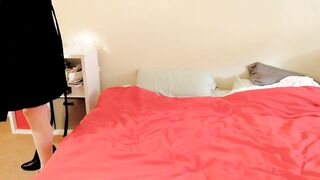 'What are you doing home so early?' Cheating Ex-Wife caught inside panties fingering/waiting for other man