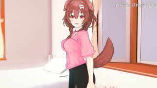 VTUBER KORONE INUGAMI CARTOON