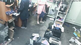 Slutty Blonde Outside Masturbates Next to Stranger