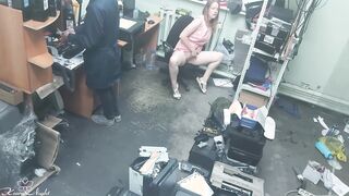 Slutty Blonde Outside Masturbates Next to Stranger