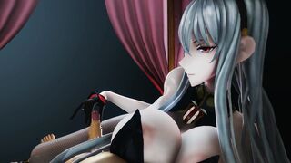 mmd r18 hand job 3d cartoon nsfw ntr