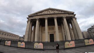 An Italian meeting into the street, massaged inside the sauna and fuck inside anal and double penetration by two strangers