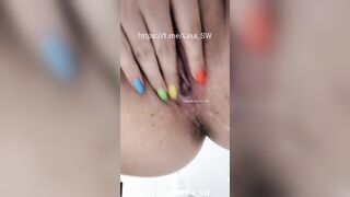 She brought her hubby her GF's sperm as a gift. The whole is into.