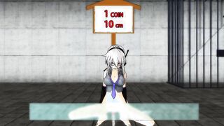 【SEX-SEX TOY-MMD】Haku-san & Frosted Glass-Pretty Victory v2【R-18】