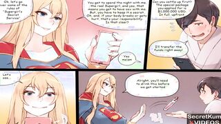 Supergirl - Stunning Escort Sells Superpussy for a Million Dollars