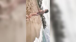 SUNSET STREAM! Pee Into the OCEAN into front of PEOPLE!!!