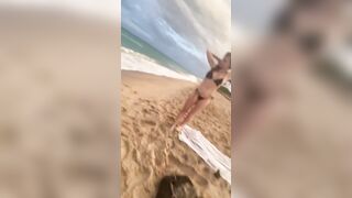 SUNSET STREAM! Pee Into the OCEAN into front of PEOPLE!!!