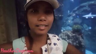Thai eighteen Heather Deep deep throat throatpie after view shark