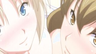Hentai Cartoon Fucking and Cumming inside Pussies of Many Hot 18 with Huge Boobies