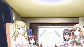 Cartoon Anime Pure Main Character Jizzes Instantly into front of Cutie Girls