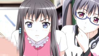 Cartoon Anime Pure Main Character Jizzes Instantly into front of Cutie Girls