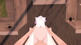 (point of view) DOING IT HARD WITH MICCHON SHIKIMORI ANIMATED SHIKIMORI IS NOT A JUST GODDESS