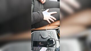 Having sex with Step Milf on the Uber before going home