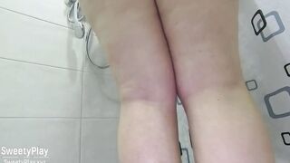 Pissing desperation wetting jeans