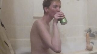 Penis Hungry Hoe BLOWS and FUCKS her Vibrator inside the
